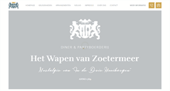 Desktop Screenshot of hetwapenvanzoetermeer.nl